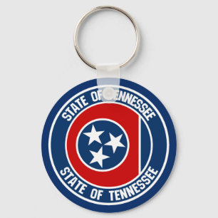 Porte-clés Emblème rond du Tennessee