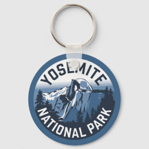 Porte-clés Emblème Rond Half Dome Yosemite