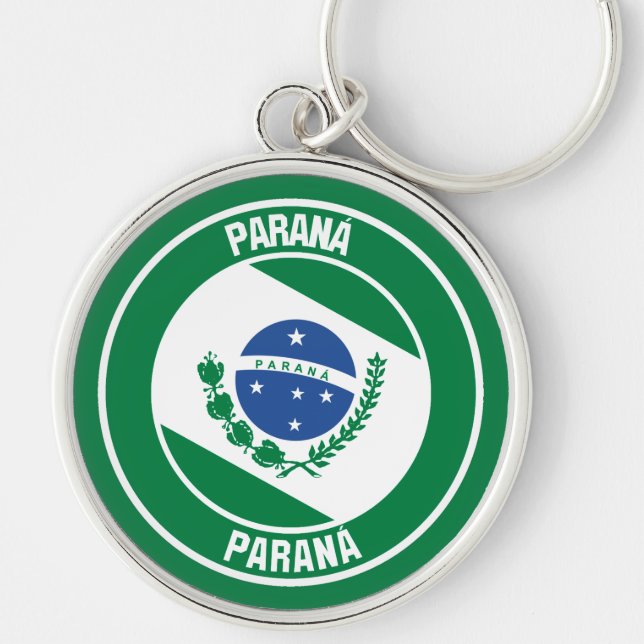 Porte-clés Emblème rond Paraná (Devant)