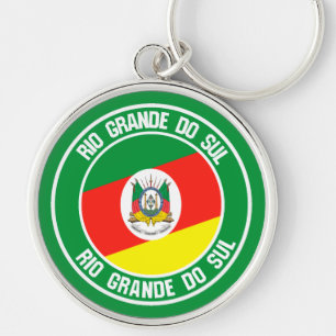 Porte-clés Emblème rond Rio Grande do Sul