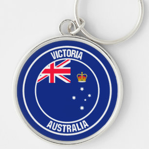 Porte-clés Emblème rond Victoria