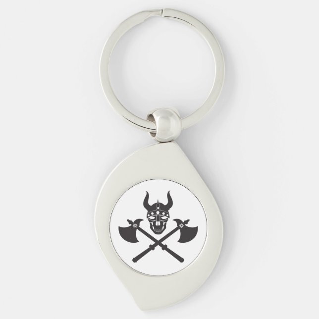 Porte-clés emblème viking (Devant)