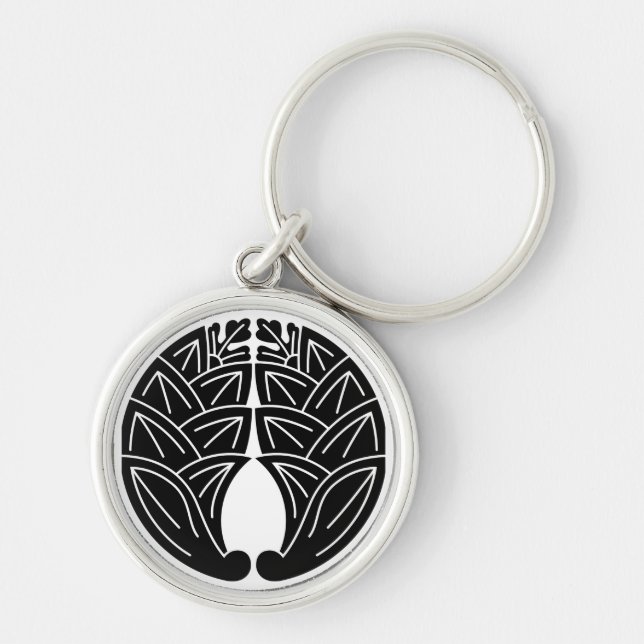 Porte-clés Embrassant gingembres japonais (Devant)