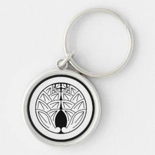 Porte-clés Embrasser les géants japonais en cercle