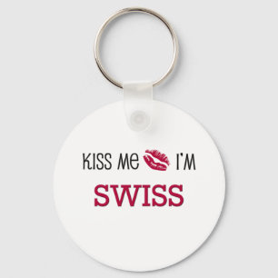 Porte-clés Embrassez-moi que je suis SUISSE