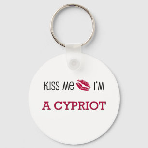 Porte-clés Embrassez-moi que je suis UN CHYPRIOTE