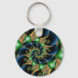 Porte-clés emeralds_on_satin