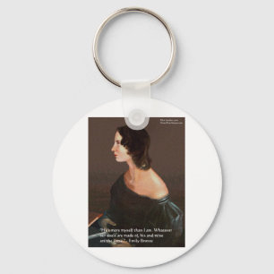 Porte-clés Emily Brontë "Âmes semblables" Cadeaux et Cartes d