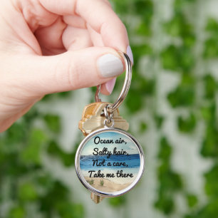 Porte-clés Emmène-moi à la plage Porte - clé de Button