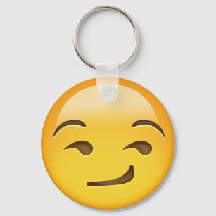 Porte-clés Emoji au visage souriant