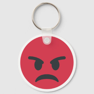 Porte-clés Emoji en colère