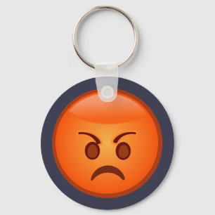 Porte-clés Emoji Mad Face
