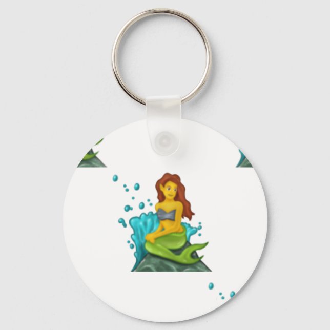 Porte-clés emoji mermaid (Recto)