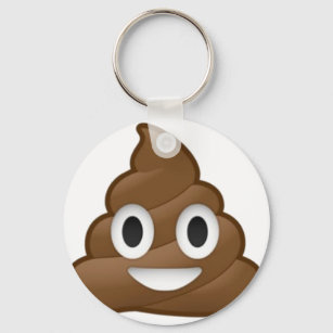 Porte-clés Emoji Poop Souriant
