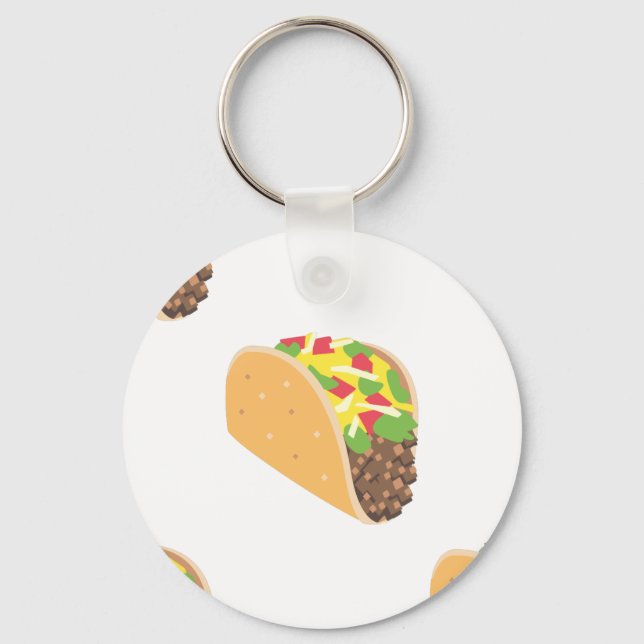 Porte-clés emoji taco (Recto)