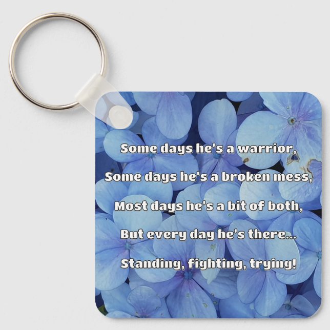 Porte-clés Empath Strength Positive Citation Encouragement (Recto)