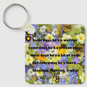 Porte-clés Empath Strength Positive Citation Encouragement