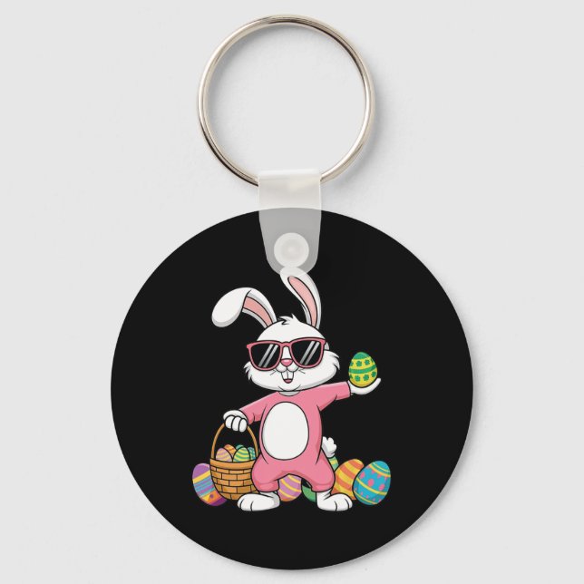 Porte-clés Empreinte de léopard Lapin Bunny Blowbble Gum Est (Recto)