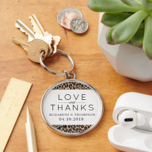 Porte-clés Empreinte de léopard, Spots, Léopard Brown, Mariag