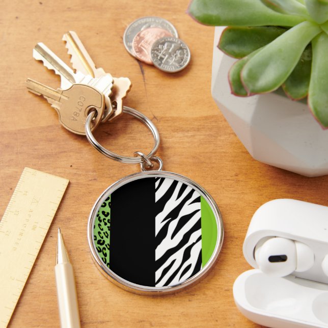 Porte-clés Empreinte de léopard, Zebra Print, Poster de anima (Bureau)