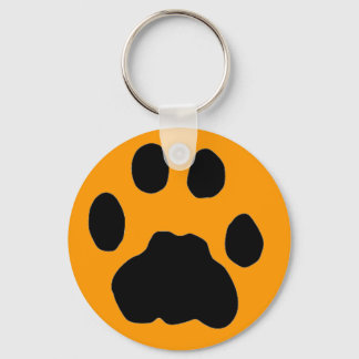 PORTE-CLÉS EMPREINTE DE PATTE DE COUGAR