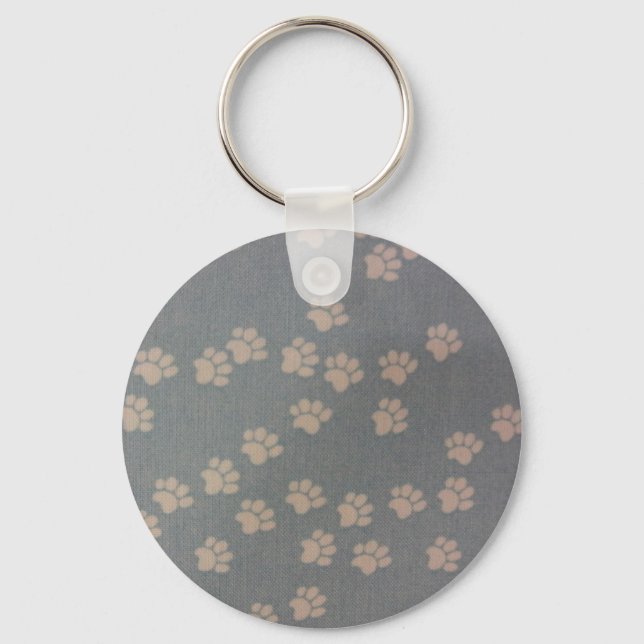Porte-clés Empreintes blanches (Recto)