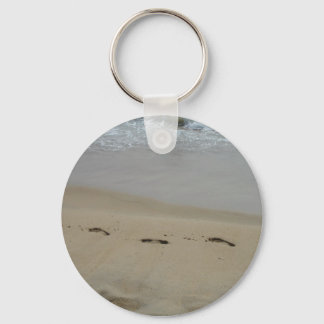 Porte-clés Empreintes dans le Porte - clé de sable