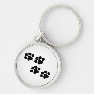 Porte-clés Empreintes de pattes animaux