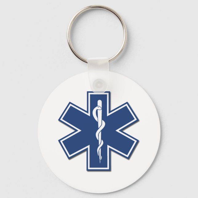 Porte-clés EMS Star of life (Recto)