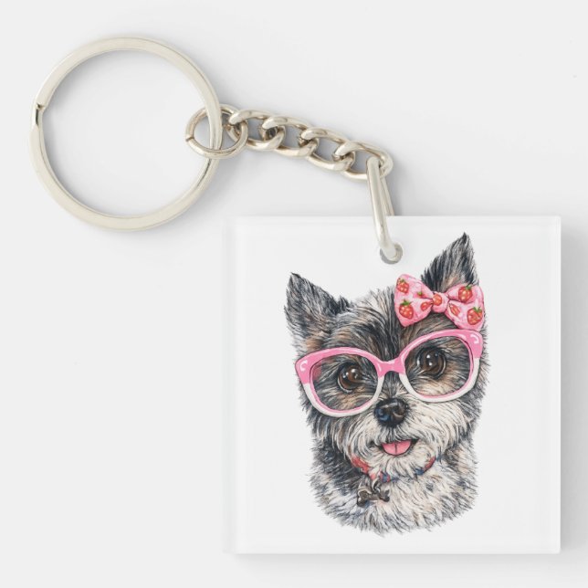 Porte-clés en acrylique (Devant)