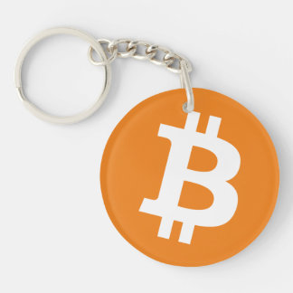 Porte-clés en acrylique Bitcoin Rep