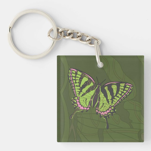 Porte-clés en acrylique Celtic Swallowtail (Devant)