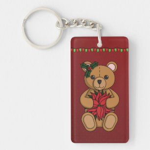 Porte-clés en acrylique Teddy's Gift