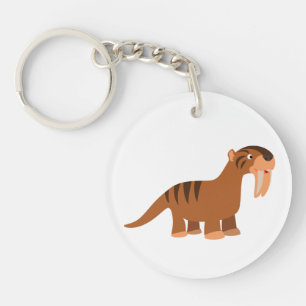 Porte-clés en acrylique Thylacosmilus Cartoon Sour