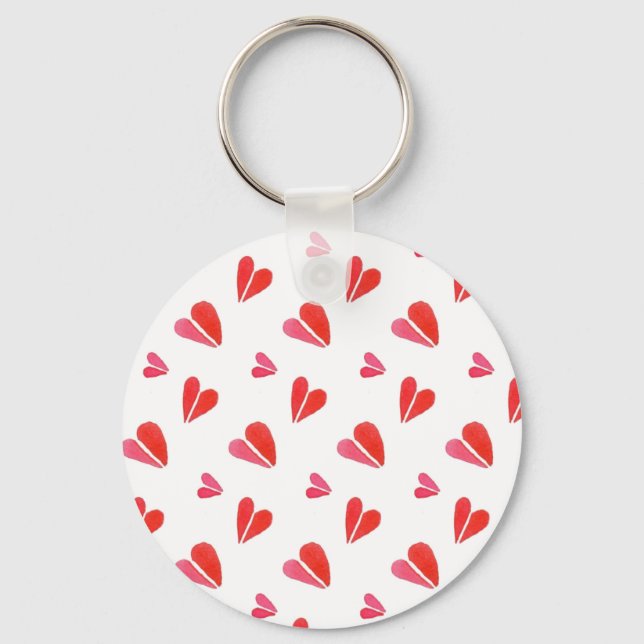 Porte-clés en aluminium en forme de cercle MINI CŒ (Recto)