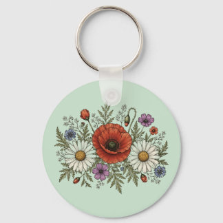 Porte-clés en aluminium en forme de cercle "Soyez