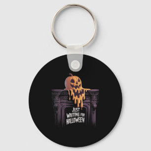 Porte-clés En attente d'Halloween Jack-o'-lantern Hallowee