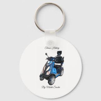 Porte-clés en cercle en aluminium