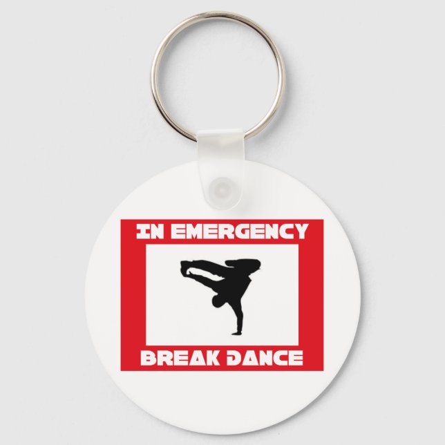 Porte-clés En coque d'urgence Break danse (Recto)