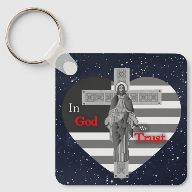 Porte-clés En Dieu nous croyons (Recto)