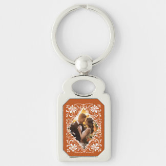 Porte-clés en forme de couple romantique couleur o