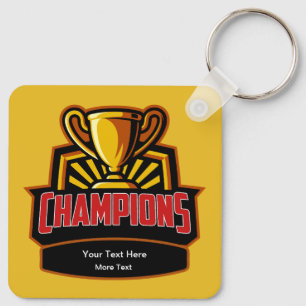 Porte-clés en gros Team Champions Simple Modern