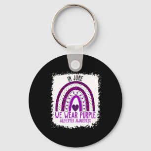 Porte-clés En Juin Nous Portons Le Ruban Violet Heimerheimer