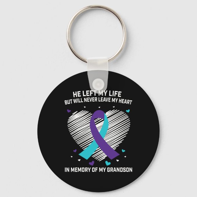 Porte-clés En Mémoire De La Prévention Du Suicide De Grand-Fi (Recto)