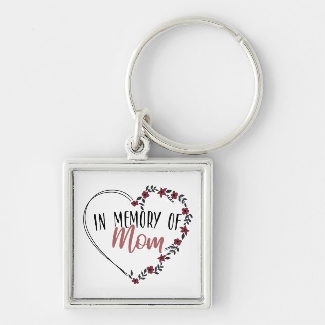 Porte-clés En Mémoire De Maman Porte - clé (Devant)