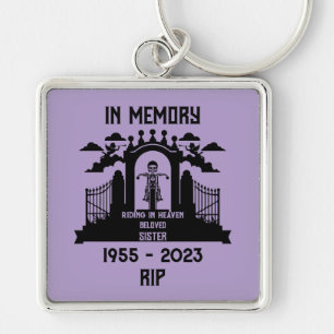 Porte-clés En mémoire Motorbike Rider Biker funérailles