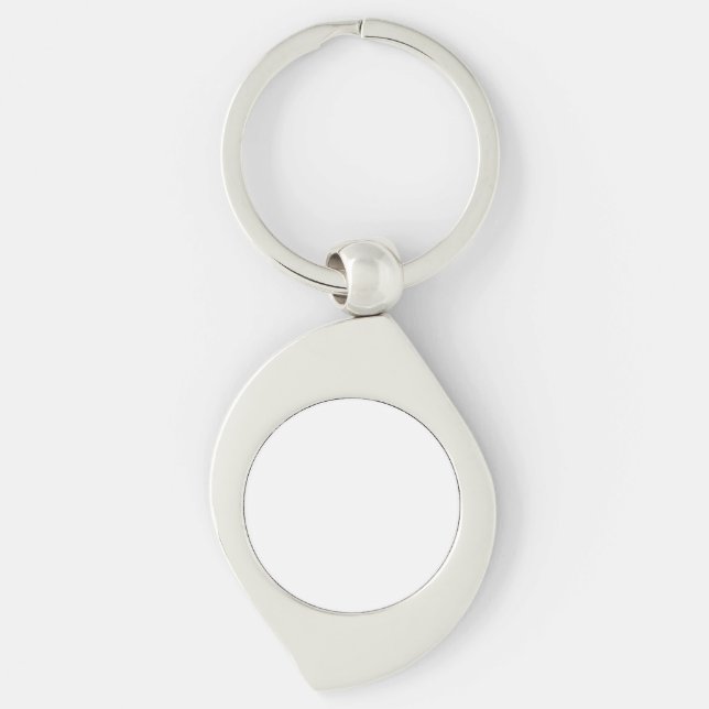 Porte-clés en métal tourbillonnant (Devant)