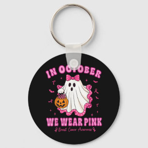 Porte-clés En Octobre Nous Portons Chemise Rose Fantôme Cance