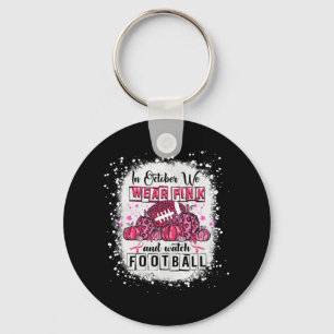 Porte-clés En Octobre Nous Portons Le Football Rose Cancer Du