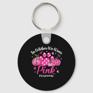 Porte-clés En Octobre, Nous Portons Pink Breast Cancer Sensib